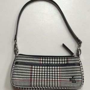 Ralph Lauren Plaid/Houndstooth Cloth Purse